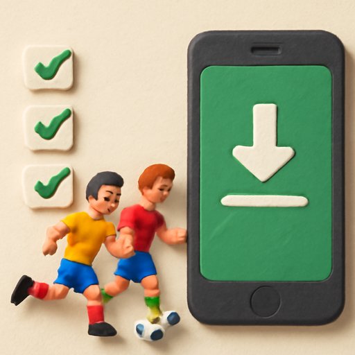 9bet installation checklist beside Android phone